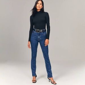 Nwt Abercrombie 90s Slim Straight Jeans